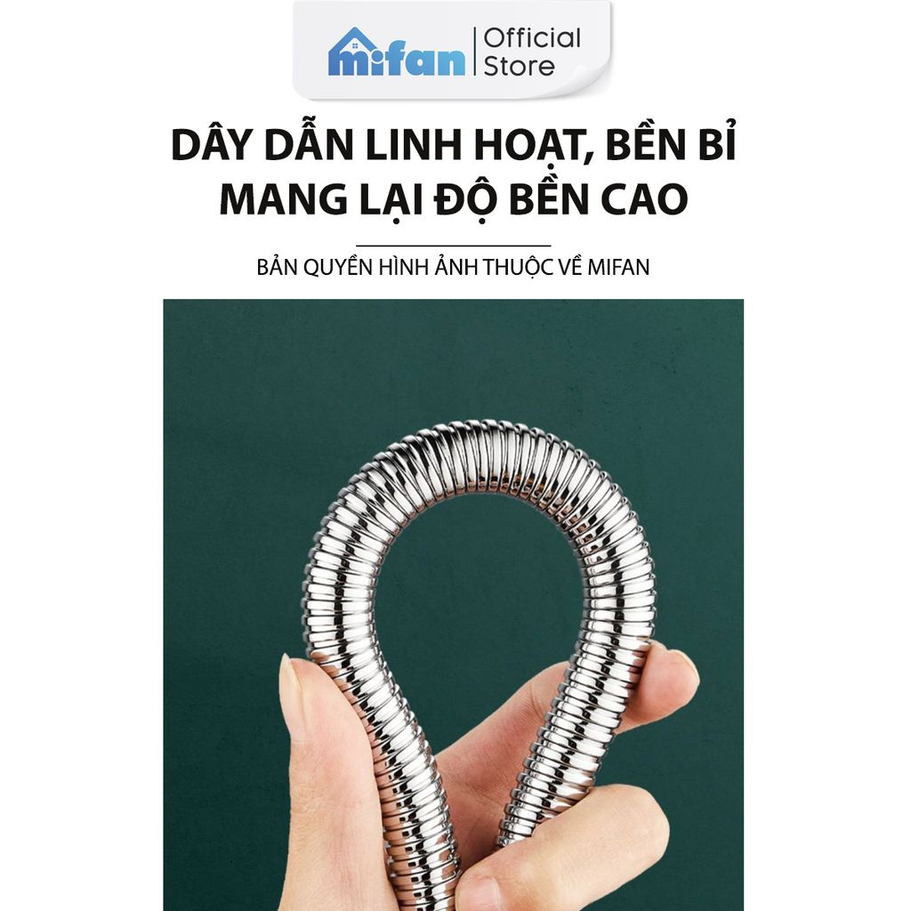 Dây Vòi Tăng Áp Inox 304 Cao Cấp Mifan