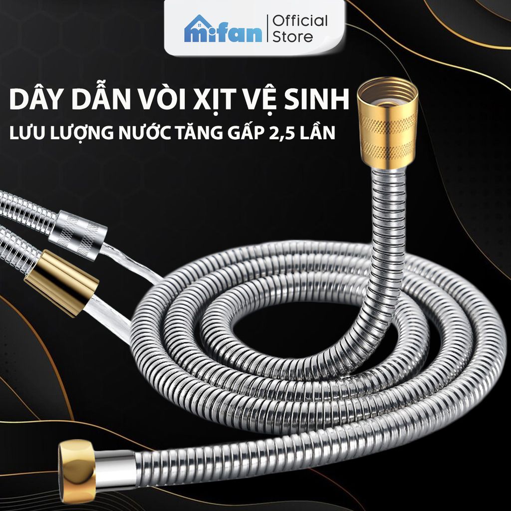 Dây Vòi Tăng Áp Inox 304 Cao Cấp Mifan