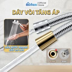 Dây Vòi Tăng Áp Inox 304 Cao Cấp Mifan