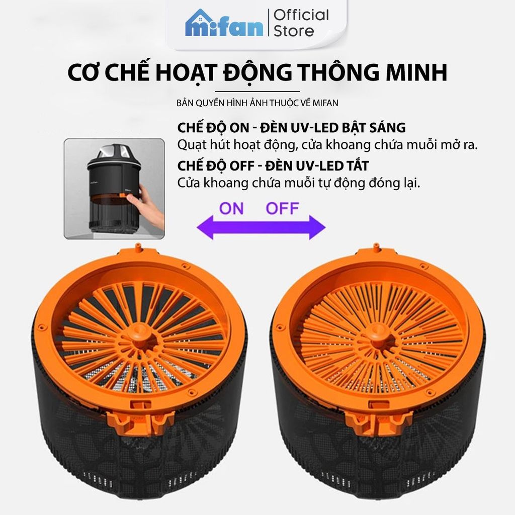 Đèn Bắt Muỗi Thông Minh UV-LED MIFAN