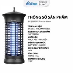 Bóng Led Thay Thế Đèn Bắt Muỗi Cao Cấp MIFAN