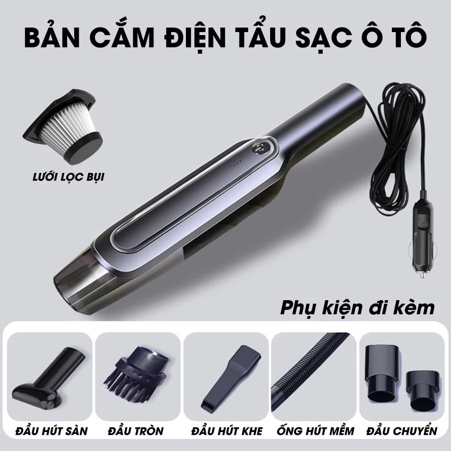 Máy Hút Bụi Cầm Tay Mini Không Dây MIFAN Siêu Mạnh