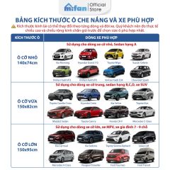 Ô Che Nắng Kính Lái Xe Hơi Ô Tô Cao Cấp MIFAN