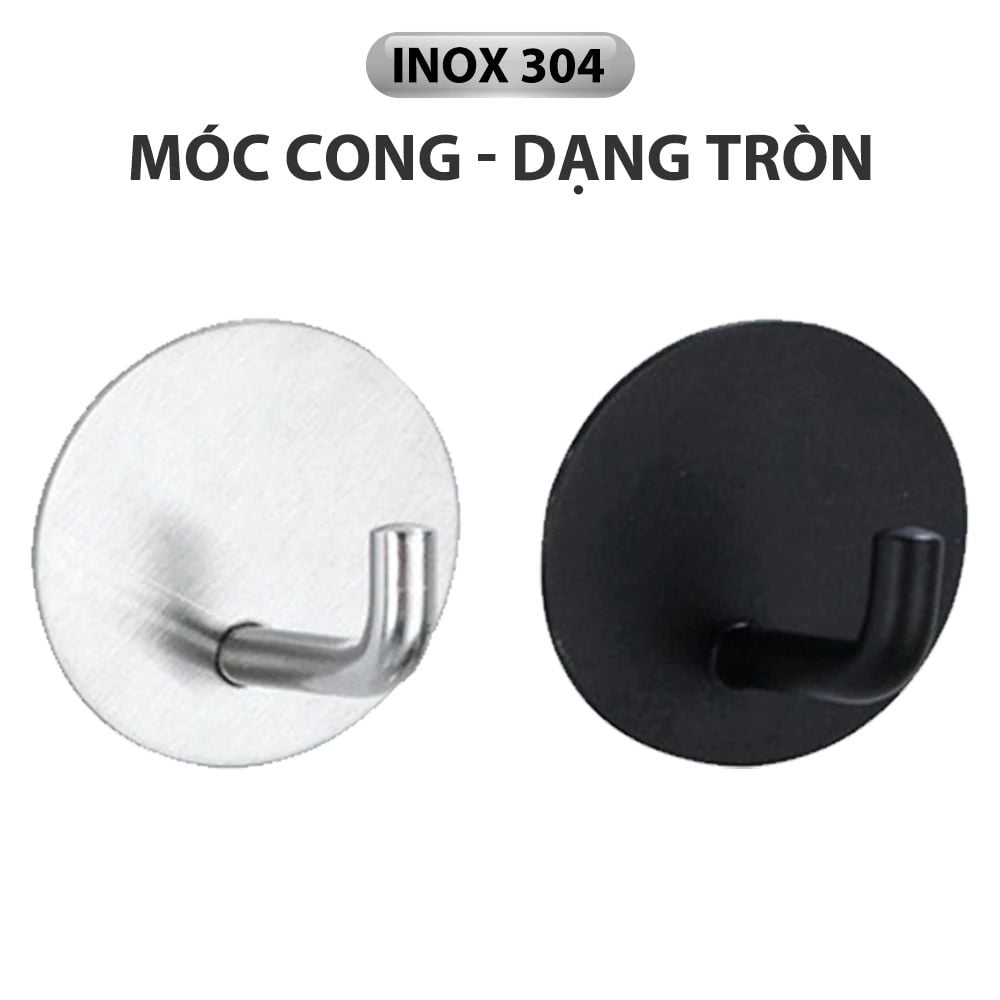 Móc Dán Tường Inox 304 Cao Cấp MIFAN