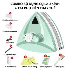 Bộ Lau Kính 2 Mặt Nam Châm Thông Minh MIFAN