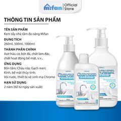 Kem Tẩy Nhà Tắm Đa Năng Mifan Oxipower