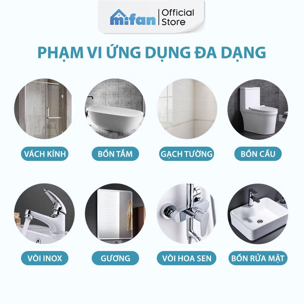 Kem Tẩy Nhà Tắm Đa Năng Mifan Oxipower