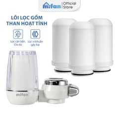 Bộ Lọc Nước Đầu Vòi Lõi Gốm MIFAN Inox 304 Tăng Áp 3 Chế Độ