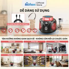 Máy Đuổi Chuột Cao Cấp Mifan SmartWave Pro 360°