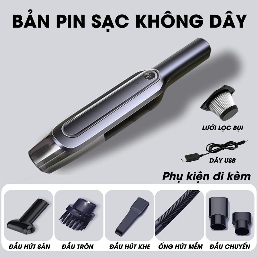 Máy Hút Bụi Cầm Tay Mini Không Dây MIFAN Siêu Mạnh