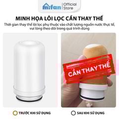 Bộ Lọc Nước Đầu Vòi Lõi Gốm MIFAN Inox 304 Tăng Áp 3 Chế Độ