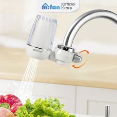 Bộ Lọc Nước Đầu Vòi Lõi Gốm MIFAN Inox 304 Tăng Áp 3 Chế Độ