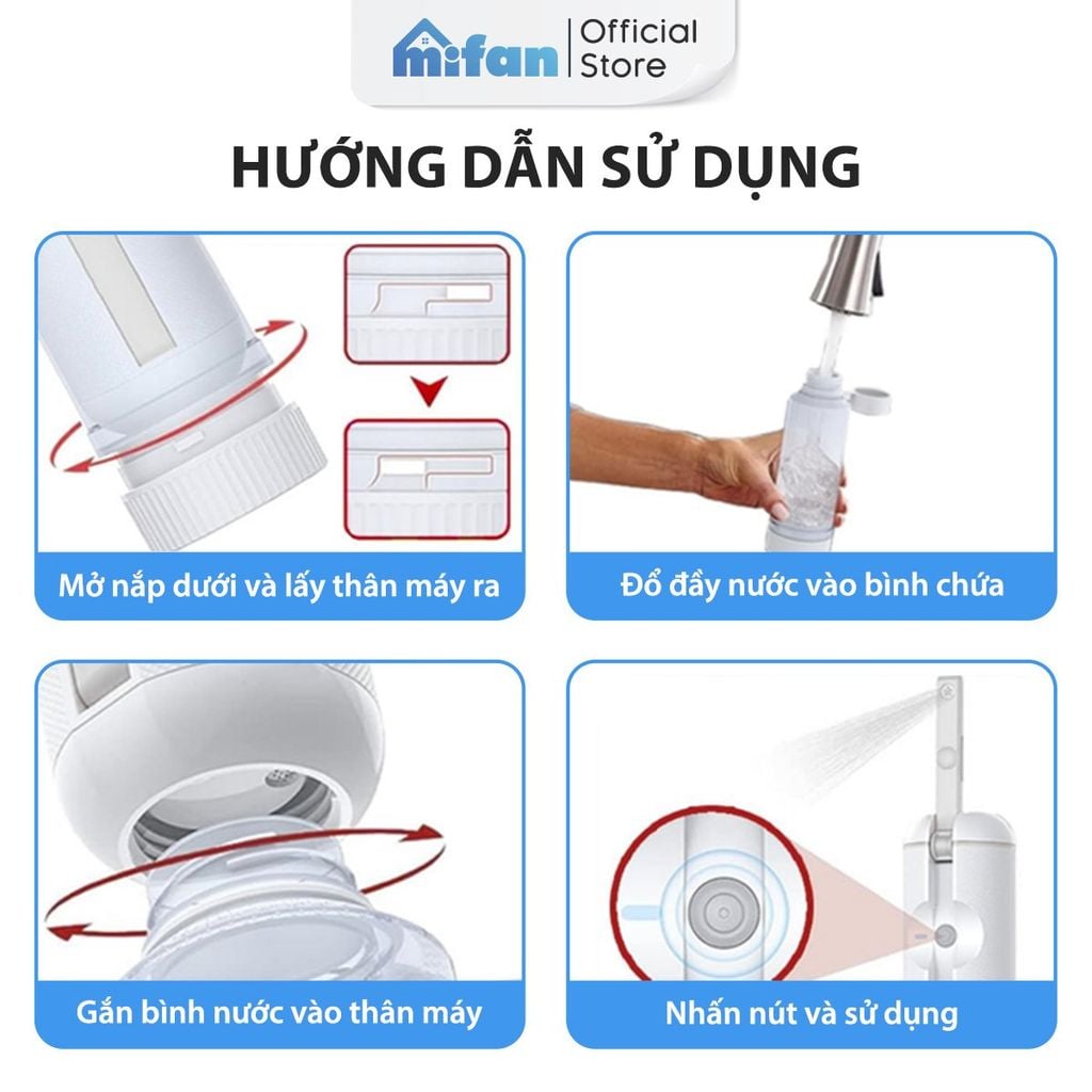 Máy Xịt Rửa Vệ Sinh Cá Nhân Cầm Tay Du Lịch Mifan Portable Bidet
