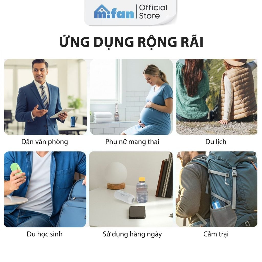 Máy Xịt Rửa Vệ Sinh Cá Nhân Cầm Tay Du Lịch Mifan Portable Bidet