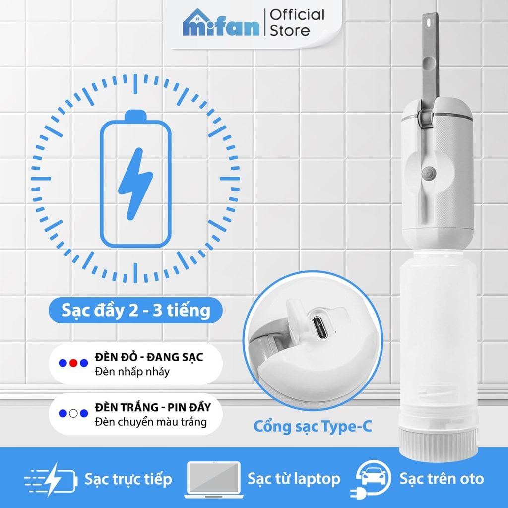 Máy Xịt Rửa Vệ Sinh Cá Nhân Cầm Tay Du Lịch Mifan Portable Bidet
