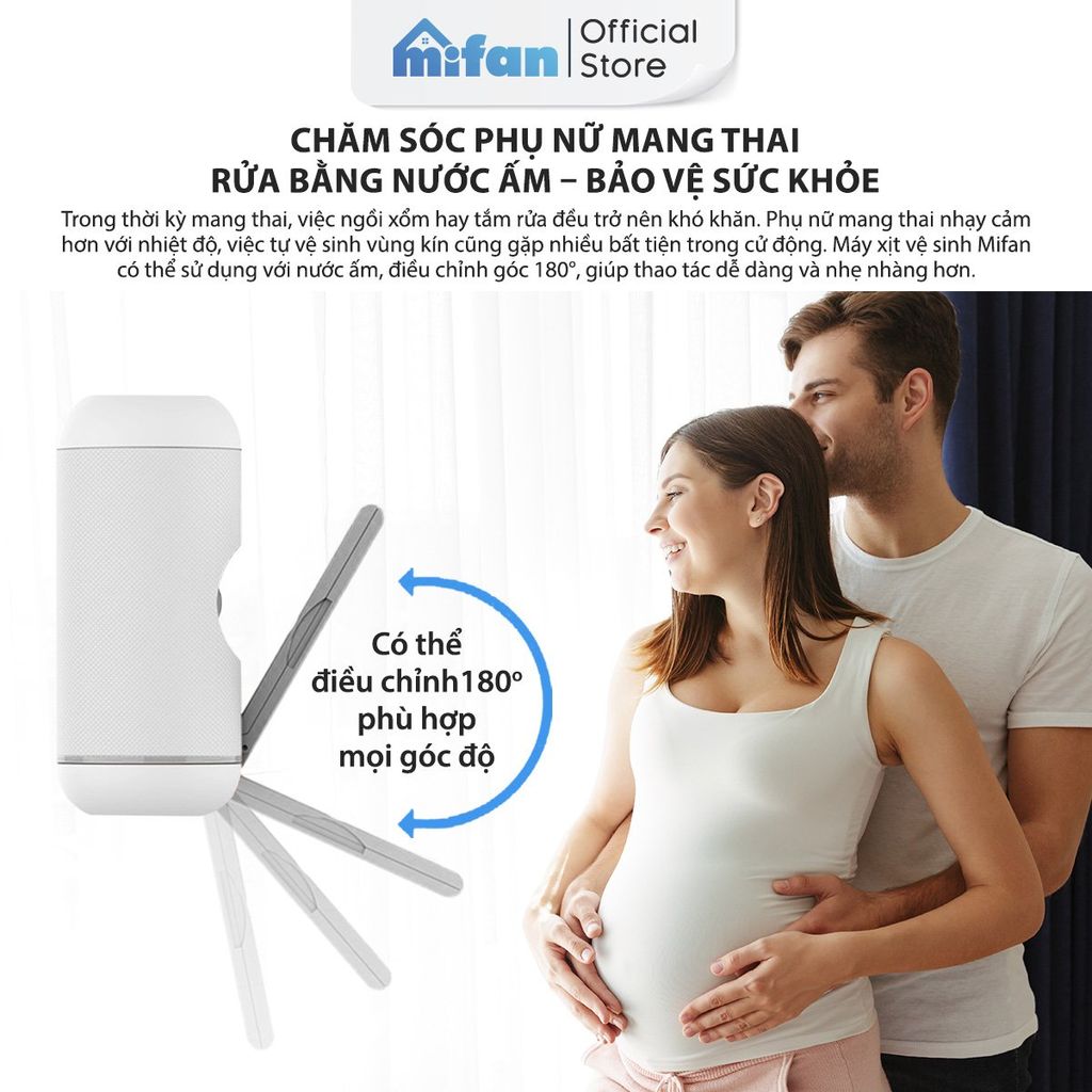 Máy Xịt Rửa Vệ Sinh Cá Nhân Cầm Tay Du Lịch Mifan Portable Bidet