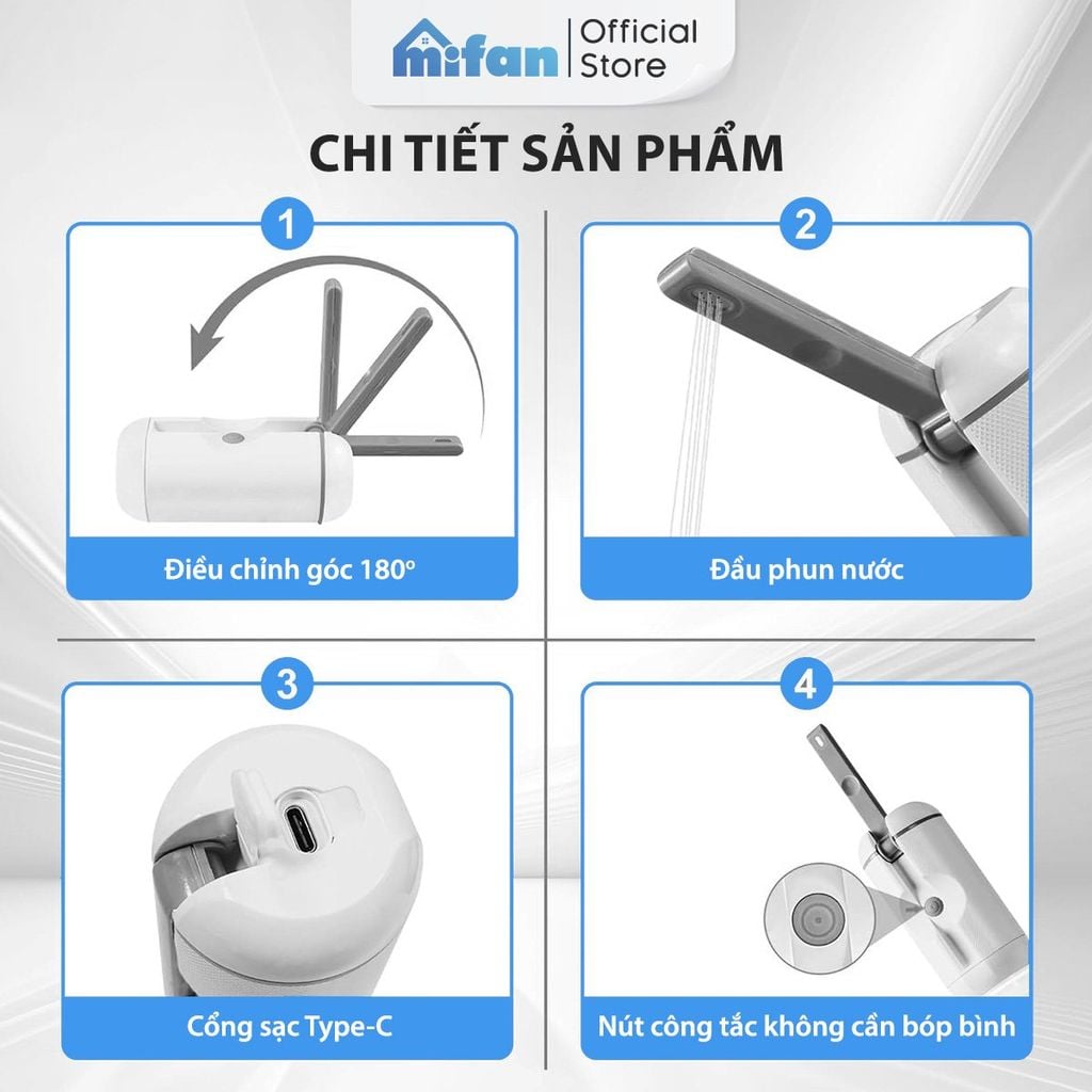 Máy Xịt Rửa Vệ Sinh Cá Nhân Cầm Tay Du Lịch Mifan Portable Bidet
