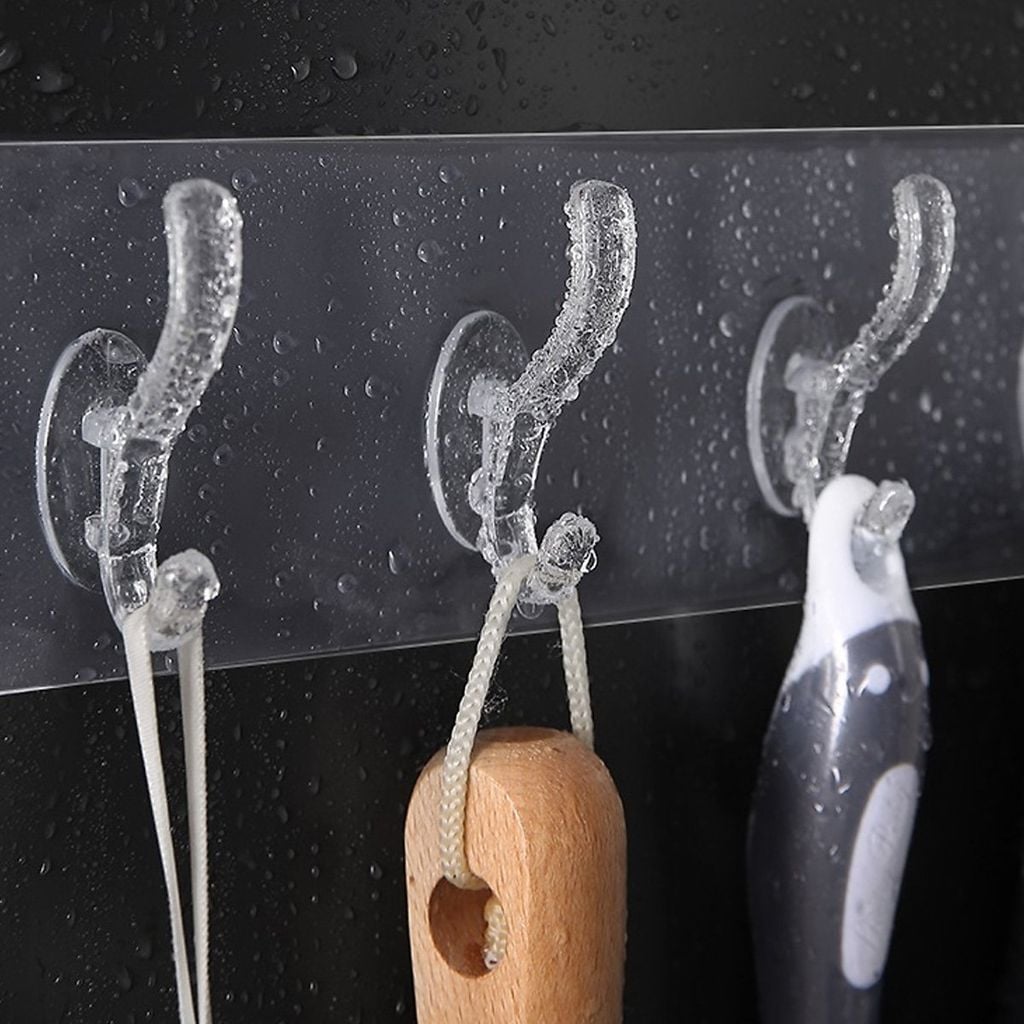 Móc Treo Quần Áo Dán Tường 6 Chấu