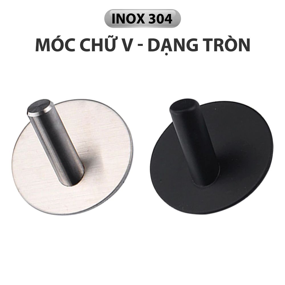 Móc Dán Tường Inox 304 Cao Cấp MIFAN