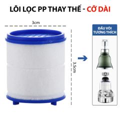 Lõi lọc bông PP thay thế đầu vòi rửa bát Mifan