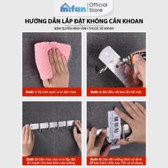 Móc Dán Tường Treo Quần Áo Inox 304 Cao Cấp MIFAN