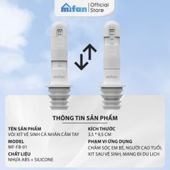 Đầu Vòi Gắn Chai Xịt Vệ Sinh Cá Nhân Mifan Finger Bidet