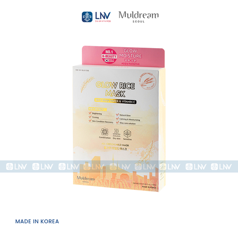 MULDREAM GLOW RICE MASK