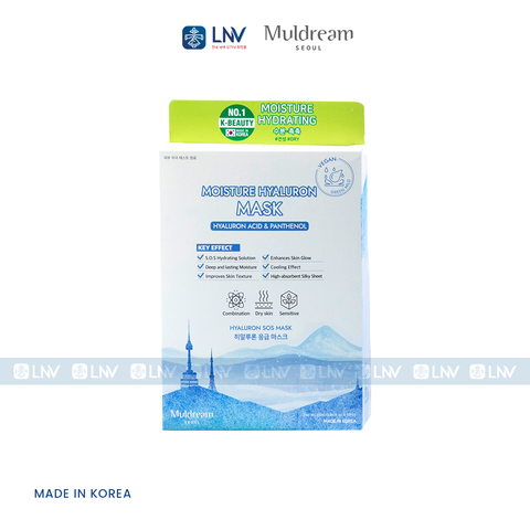MULDREAM MOISTURE HYALURON MASK