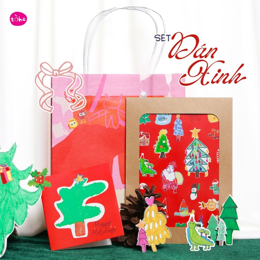 Set miếng dán in nhiệt và sticker X - Mas
