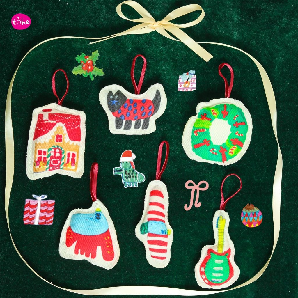 Set trang trí Giáng Sinh