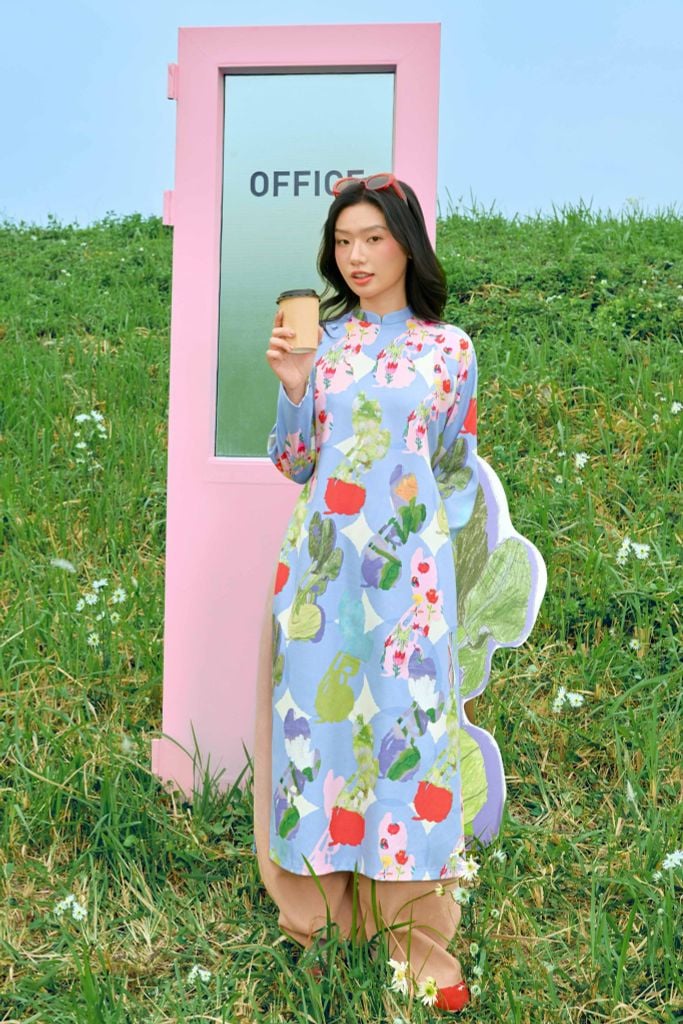 ÁO DÀI HÀO HOA - CAD26