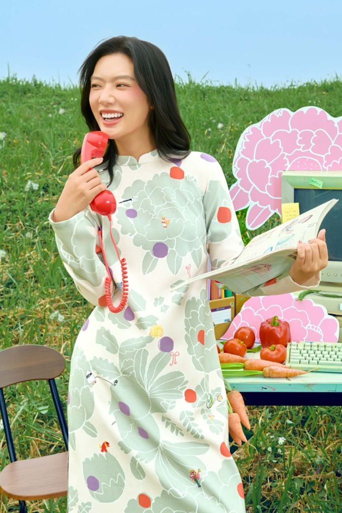 ÁO DÀI HOA ÊM - CAD26