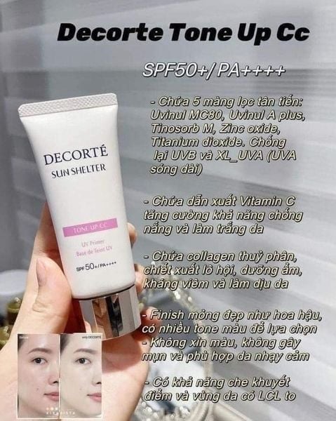 KEM CHỐNG NẮNG DECORTÉ MINI 13ml