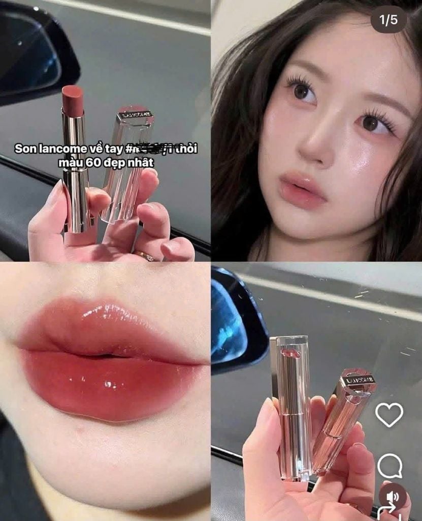 Son dưỡng Lancôme Lip Idôle Squalane Butter Glow FULLSIZE (3g) -  MINISIZE (0.8G)