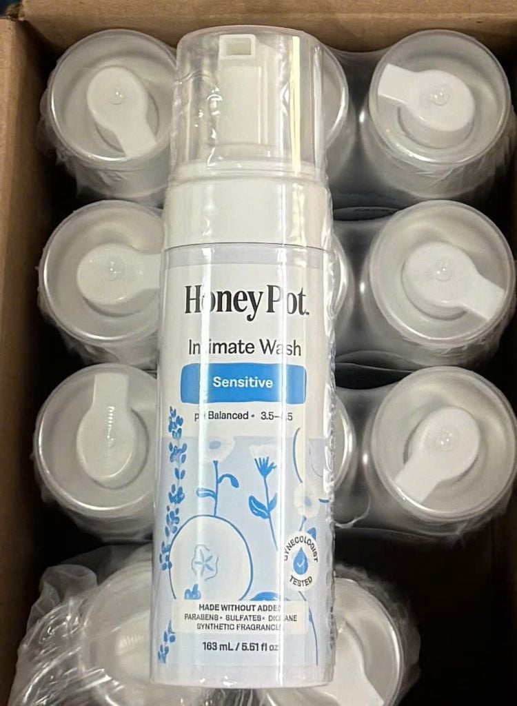 DUNG DỊCH VỆ SINH PHỤ NỮ TẠO BỌT HONEY POT SENSITIVE 163ML