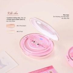 SET CUSHION AMUSE X MY MELODY CERAMIC SKIN PERFECTOR