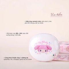 SET CUSHION AMUSE X MY MELODY CERAMIC SKIN PERFECTOR