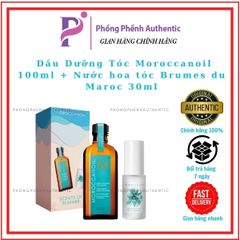 SET DƯỠNG TÓC MOROCCANOIL 100ML + NƯỚC HOA TÓC BRUMES DU MAROC 30ML
