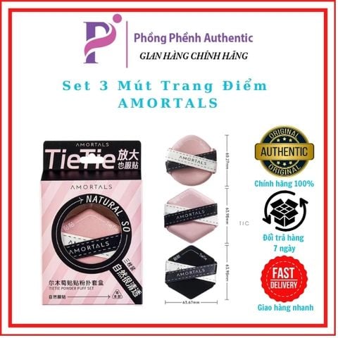 Set 3 Mút Trang Điểm AMORTALS