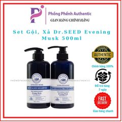 Bộ dầu gội, dầu xả Dr.SEED Evening Musk 500ml Hàn Quốc