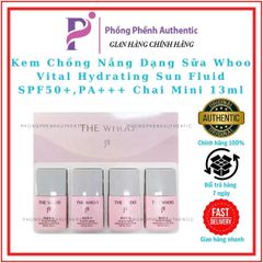 SỮA CHỐNG NẮNG KIỀM DẦU DƯỠNG DA TRẰNG MỊN WHOO VITAL HYDRATING SUN FLUID SPF 50+ PA+++