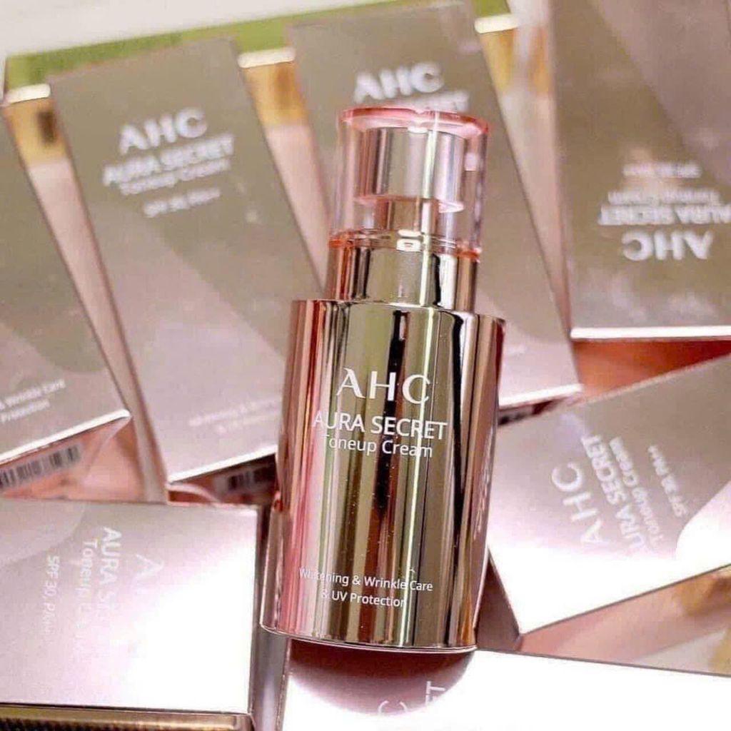 KEM DƯỠNG ẨM VÀ LÀM SÁNG DA AHC AURA SECRET TONE UP SPF30 PA++