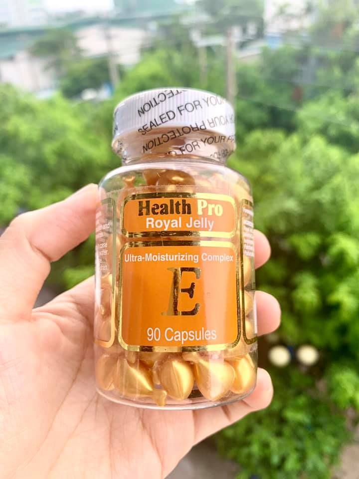 VIÊN NANG DƯỠNG DA Health Pro Royal Jelly Vitamin E 90 viên