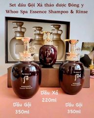 SET DẦU GỘI, XẢ WHOOSPA ESSENCE SHAMPOO