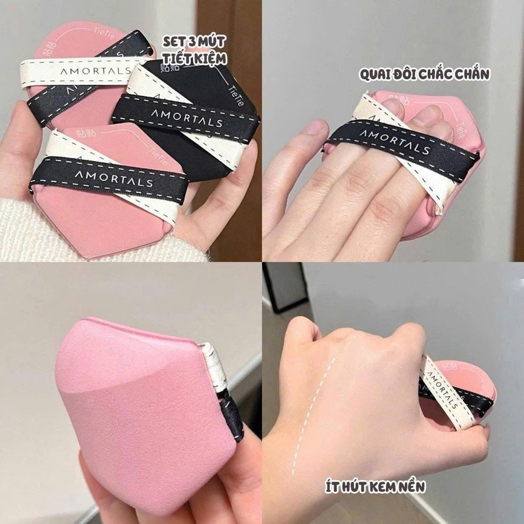 Set 3 Mút Trang Điểm AMORTALS