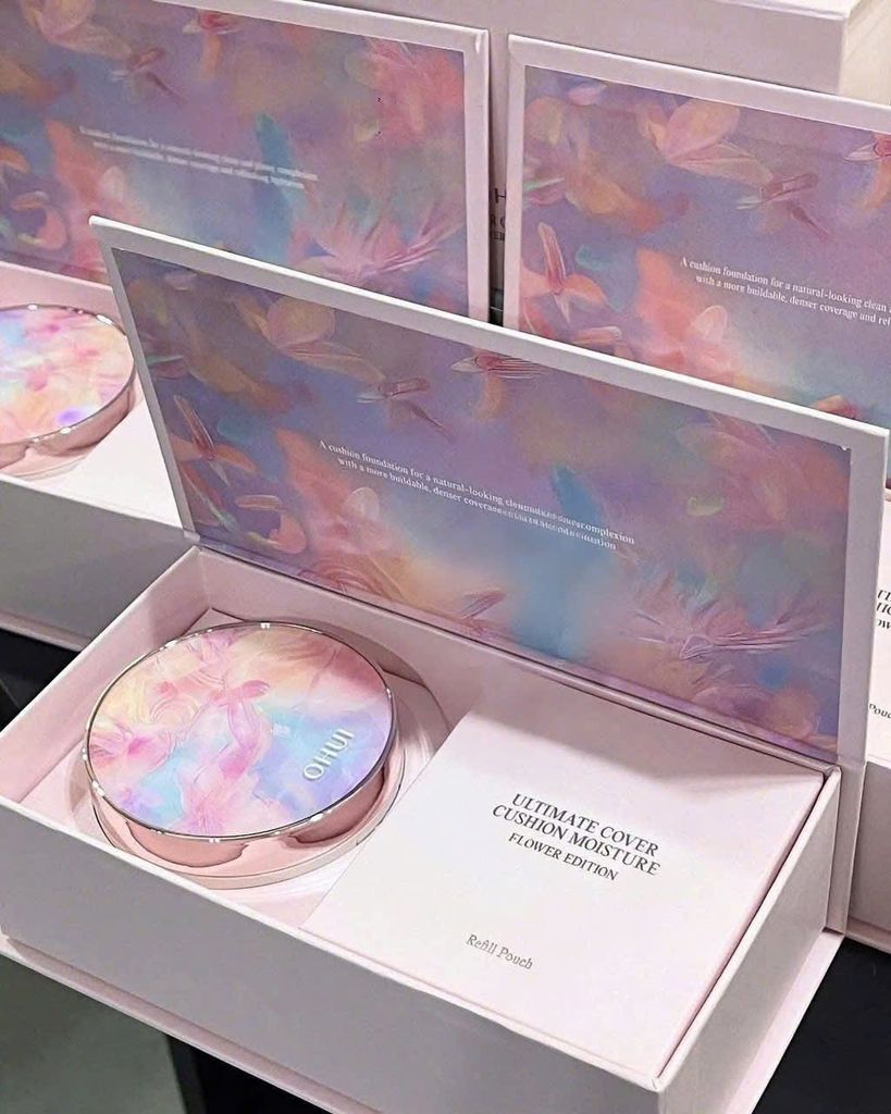 Set Phấn Nước Ohui Ultimate Cover Cushion Moisture SPF50+/PA+++
