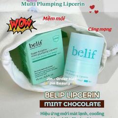 DƯỠNG MÔI BELIF SUPER KNIGHTS MINT PLUMPING LIPCERIN 15ML