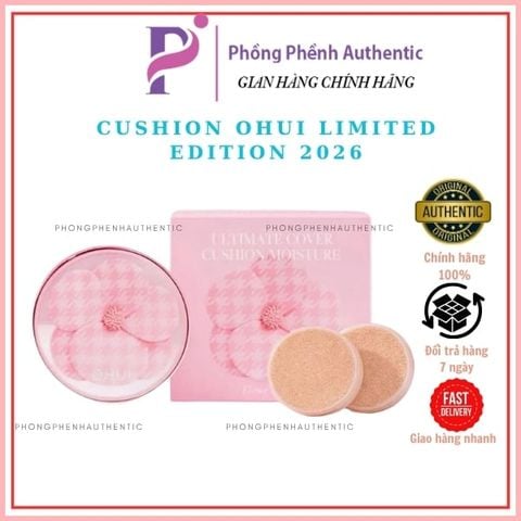 CUSHION OHUI LIMITED ULTIMATE COVER CUSHION MOISTURE FLOWER EDITION 2026