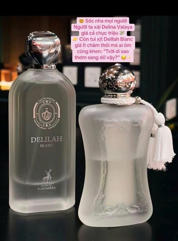 Nước Hoa Nữ Maison Alhambra Delilah Blanc Eau De Parfum 100ml