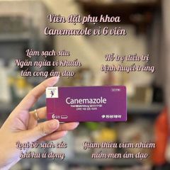 VIÊN ĐẶT PHỤ KHOA CANEMAZOLE HÀN QUỐC